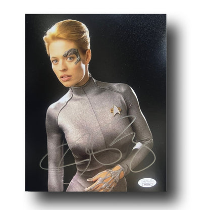 PHOTO AUTOGRAPHIÉE DE JERI RYAN STAR TREK VOYAGER - SEVEN OF NINE 8X10