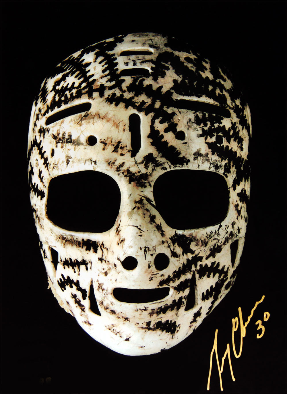 Gerry Cheevers the Mask Autographed 10x15 Photograph