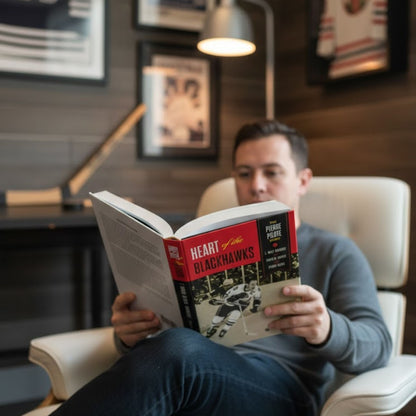Heart of the Blackhawks Book Signed by Pierre Pilote