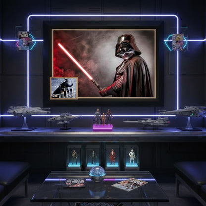 David Prowse Autographed Darth Vader Framed Display (38.5x28)