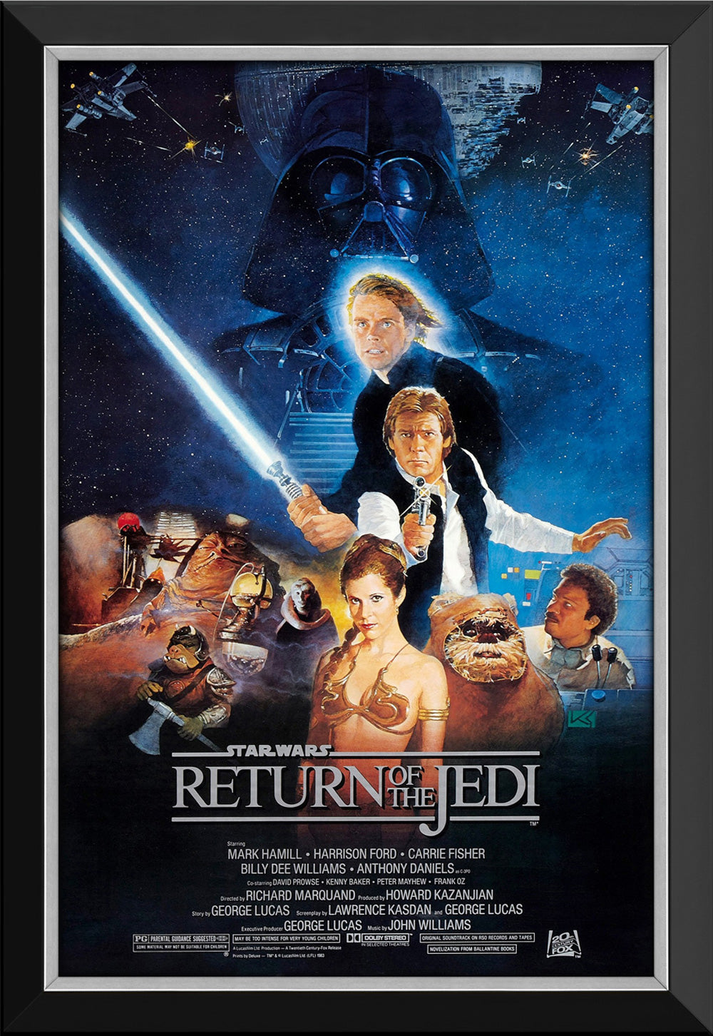 Star Wars Episode VI Return of the Jedi Framed Poster Print
