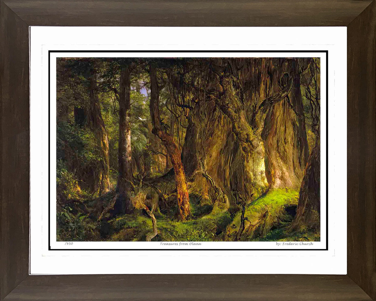 Frederic Church “Treasures from Olana” Framed Print (30x24)