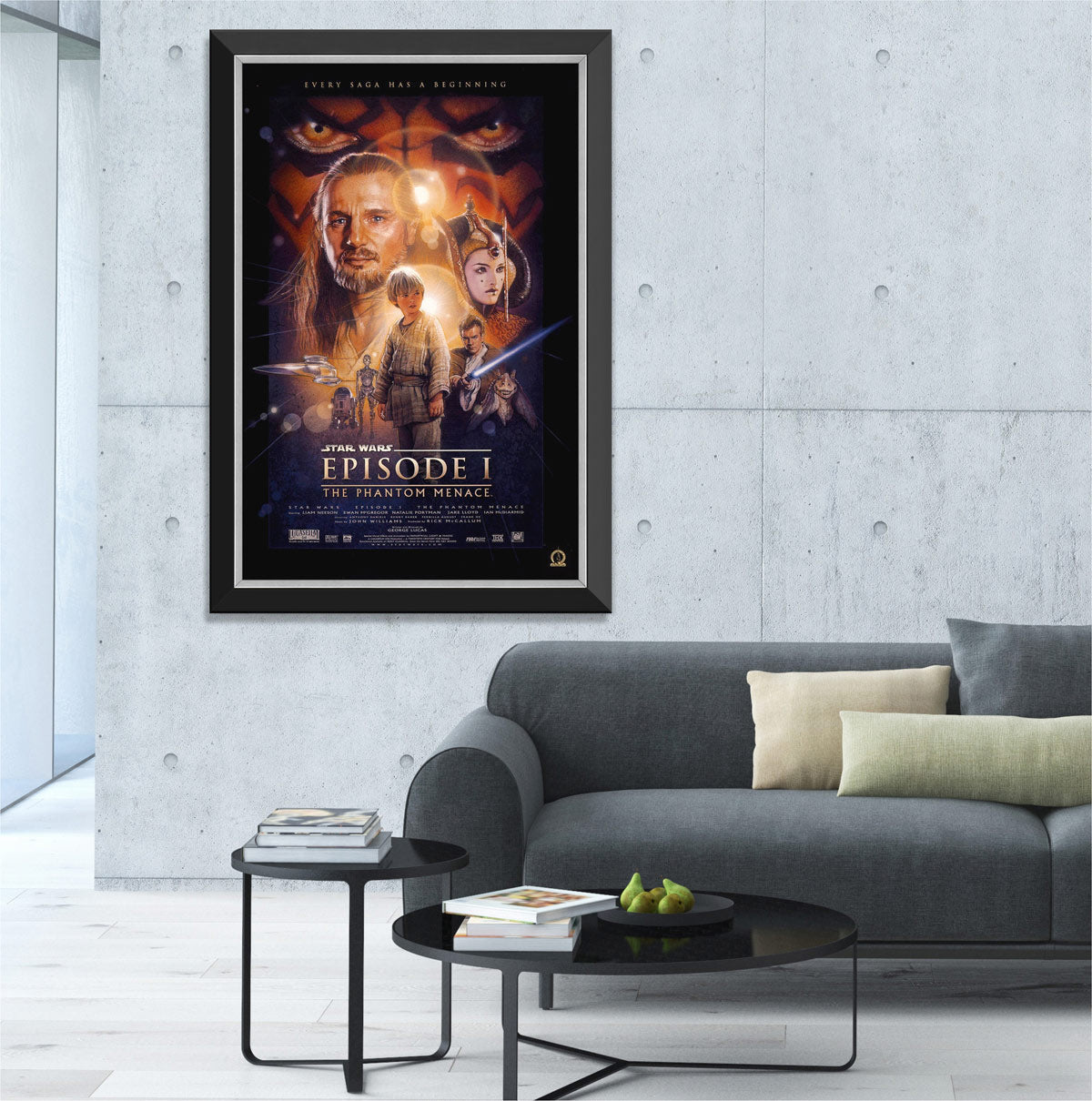 Star Wars Episode I the Phantom Menace Framed Poster Print