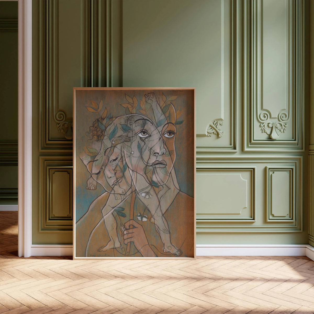 Francis Picabia - Ligustri (1929) | Art moderniste abstrait (disponible avec cadre fait à la main ou sans cadre)