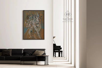 Francis Picabia - Ligustri (1929) | Art moderniste abstrait (disponible avec cadre fait à la main ou sans cadre)