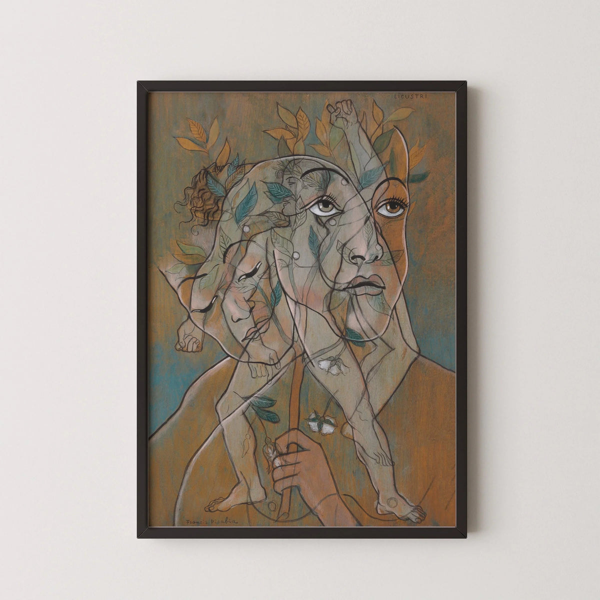 Francis Picabia - Ligustri (1929) | Art moderniste abstrait (disponible avec cadre fait à la main ou sans cadre)