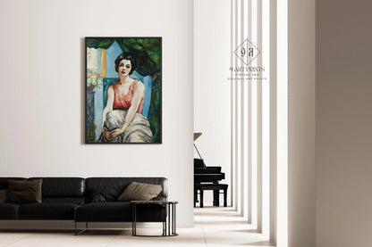 Francis Picabia - Portrait d'Yvette | Art célèbre (disponible encadré à la main ou sans cadre)