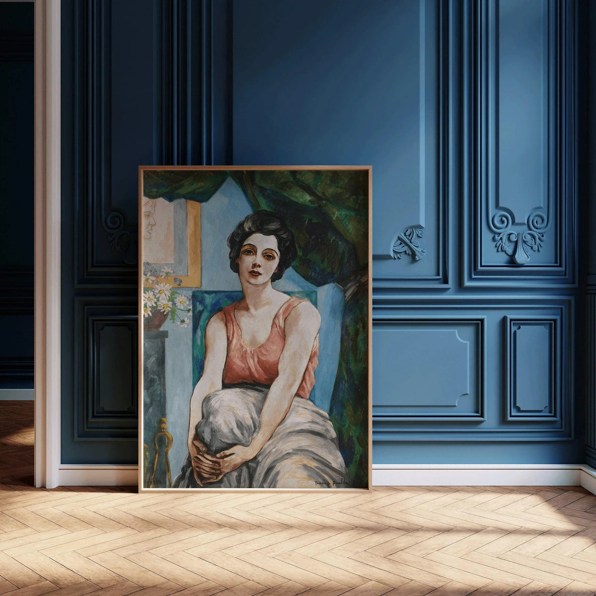 Francis Picabia - Portrait d'Yvette | Art célèbre (disponible encadré à la main ou sans cadre)