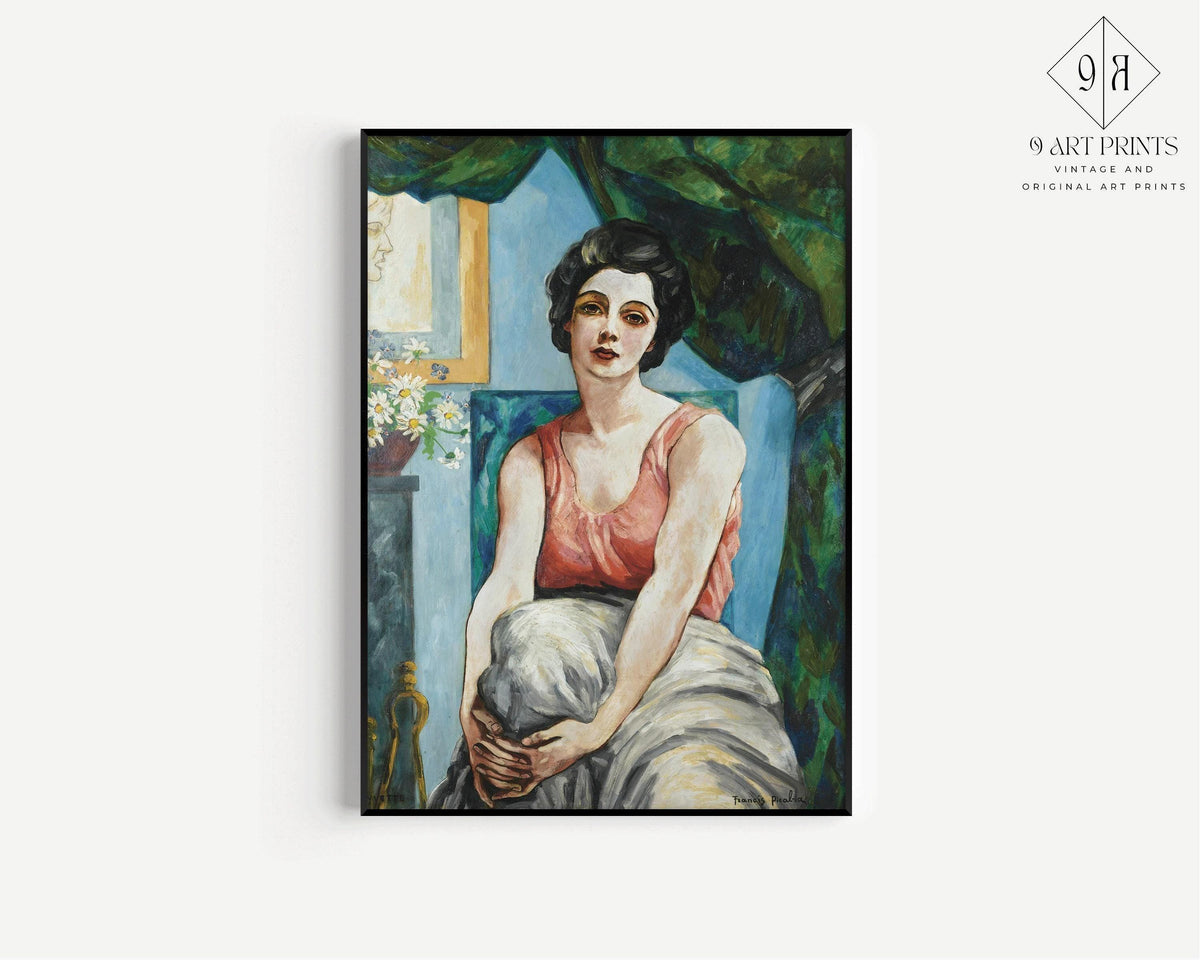 Francis Picabia - Portrait d'Yvette | Art célèbre (disponible encadré à la main ou sans cadre)