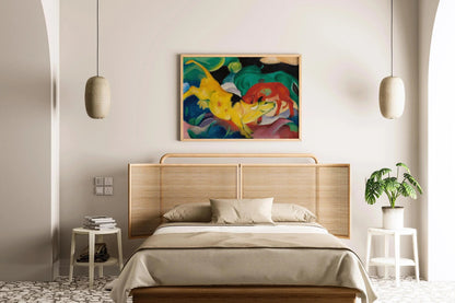 Franz Marc Yellow Cow Print: Expressionist Fine Art