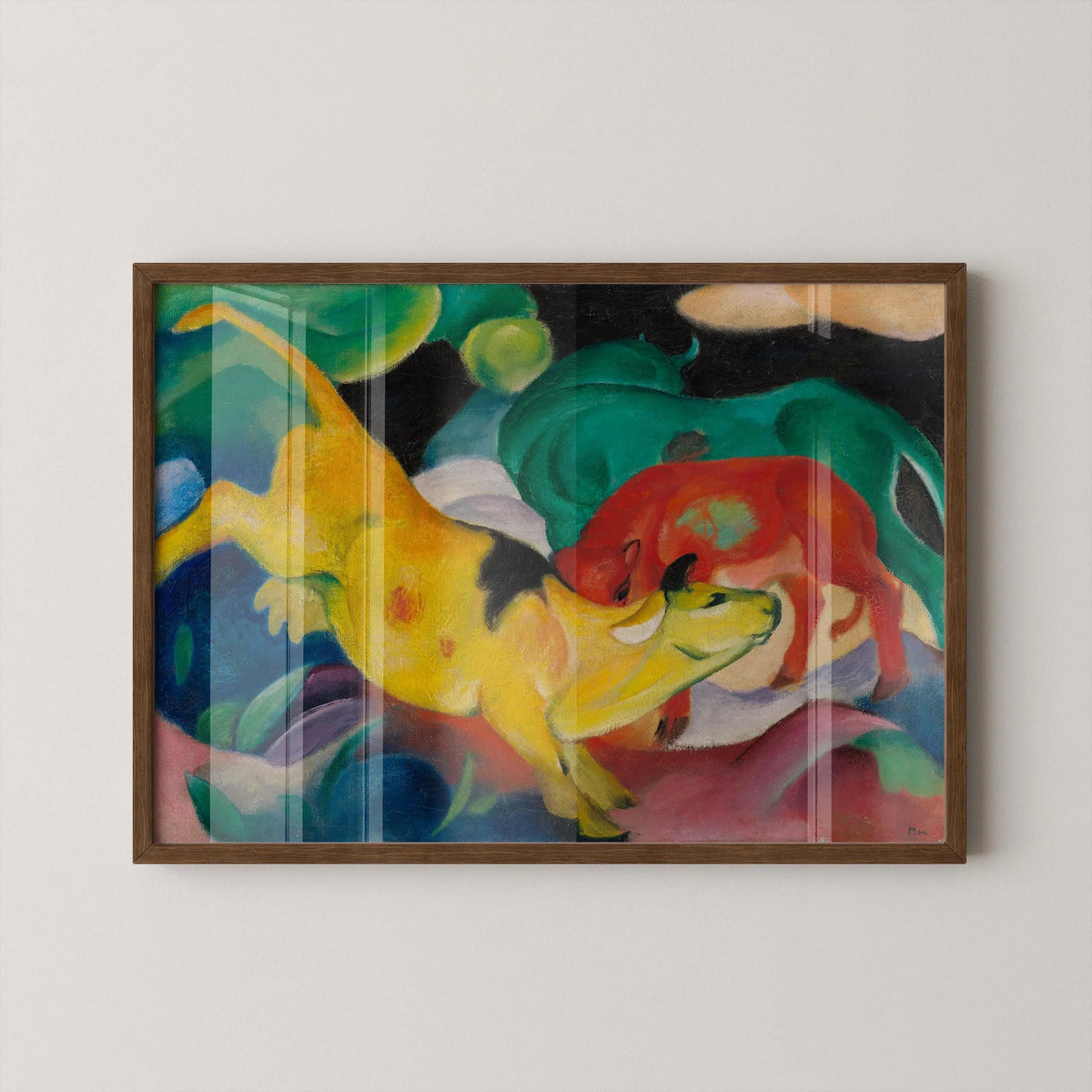 Franz Marc Yellow Cow Print: Expressionist Fine Art