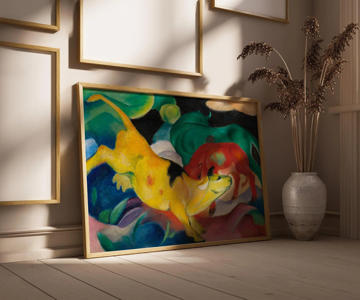 Franz Marc Yellow Cow Print: Expressionist Fine Art