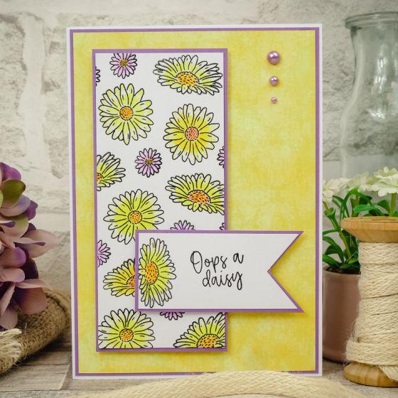 Pour l'amour des timbres - Lot de tampons A6 Daisy Delights