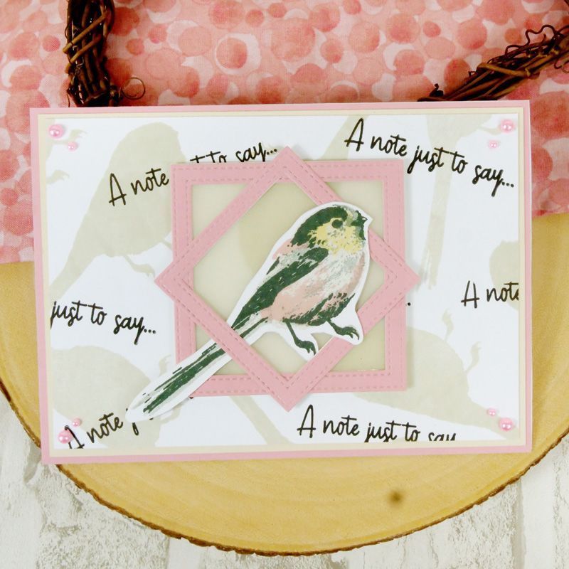 For The Love Of Stamps - Mésange à longue queue superposée
