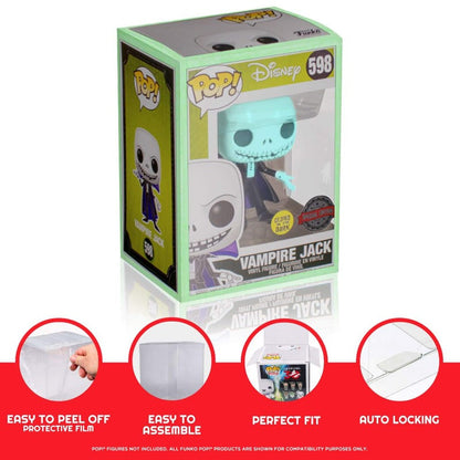 Funko Pop 4 Inch EVORETRO Protector Glow in the Dark 0.40MM - Pack of 10