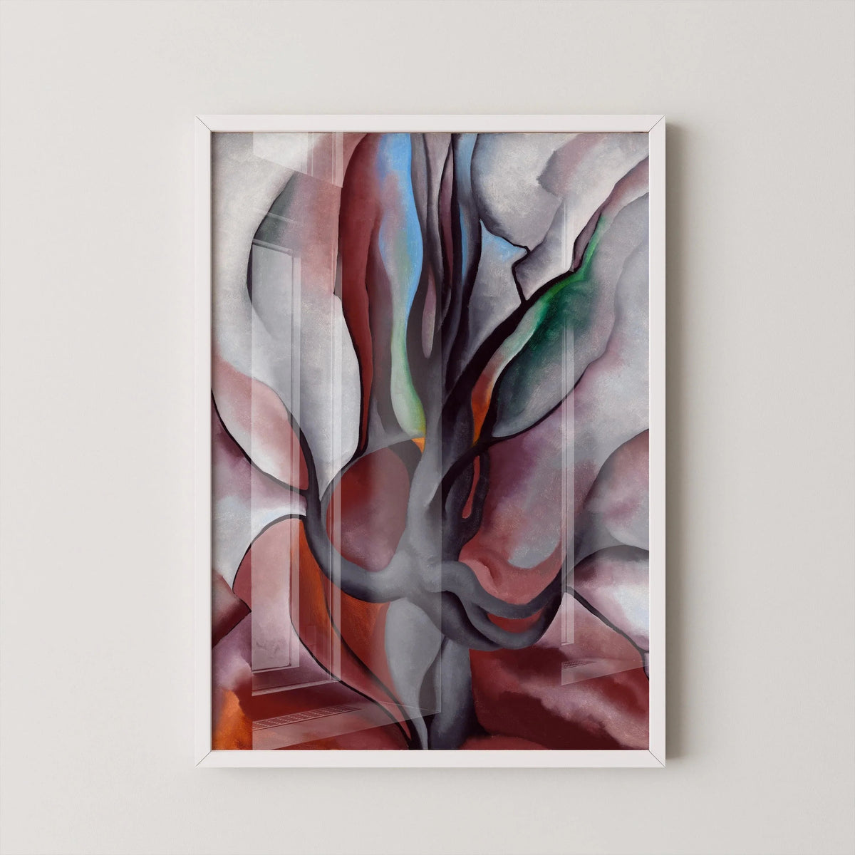Georgia O'Keeffe Arbres d'Automne Impression Giclée : Chef-d'œuvre de l'Art