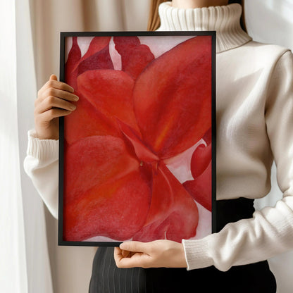 Georgia O'Keeffe: Red Cannas Giclee Art Print (Handframed or Unframed)