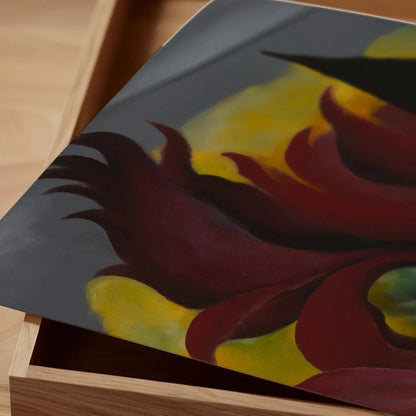 Georgia O'Keeffe - Érable rouge | L'Étonnante peinture en magnifique impression giclée (disponible encadrée à la main ou non encadrée)