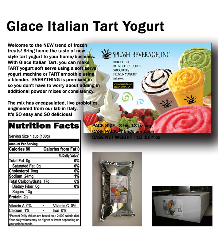 *TOP DEAL* Yogurt Bliss - Italian Style Sweet-Tart Soft Serve Frozen Yogurt Mix (aka Dream Yogurt for Sweet Tart Yogurt Lovers), 3 lbs 13 oz per bag. - Multi-Use Powdered Beverage Mix - Ships Free Within Canada on Orders Above CAD $199