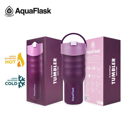 Gobelet Aqua Flask – Tasse de Voyage Isotherme en Acier Inoxydable 887ml (30 oz)