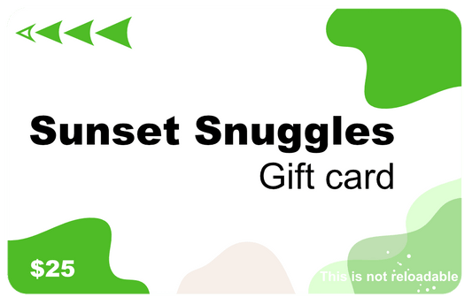 Sunset Snuggles Gift cards