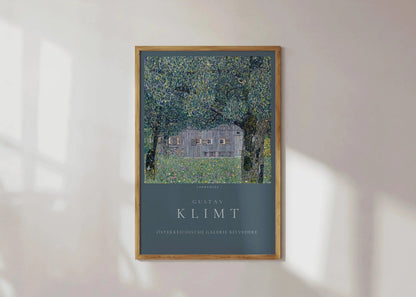 Gustav Klimt - Ferme | Tableau vintage célèbre (disponible encadré à la main ou non encadré)