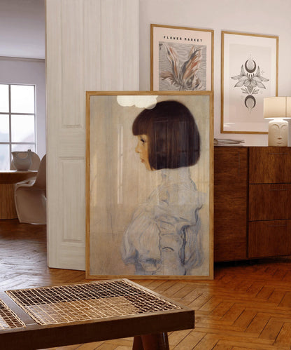 Gustav Klimt - Portrait of Helene Klimt | Famous Vintage Painting (available handframed or unframed)