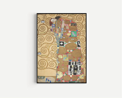 Gustav Klimt Art Print Set: The Kiss, Adele Bloch-Bauer, The Embrace