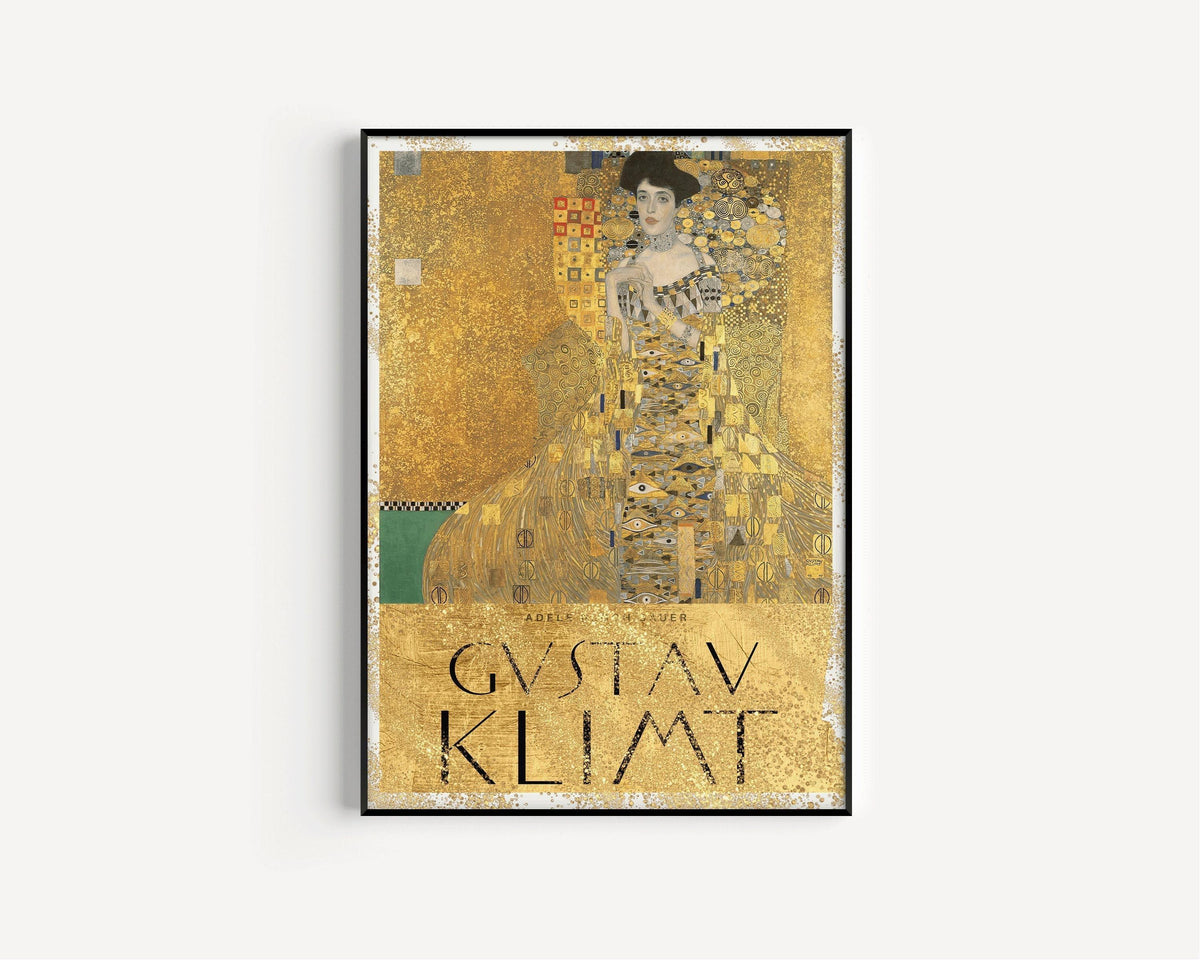 Gustav Klimt Art Print Set: The Kiss, Adele Bloch-Bauer, The Embrace