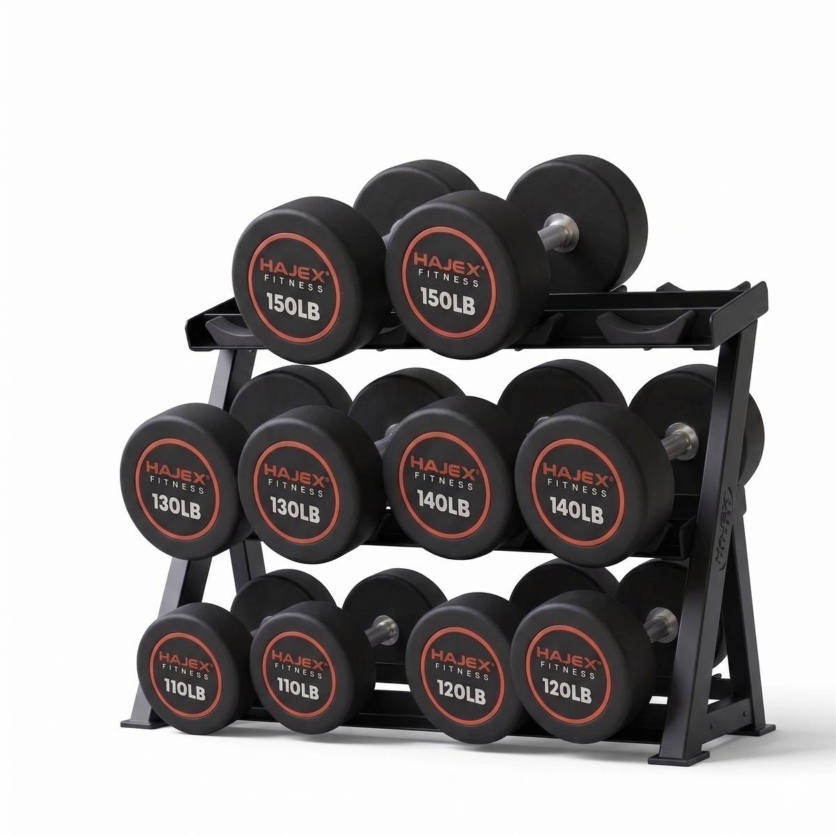 Haltères ronds HAJEX 5 à 150 LB (série Élite)