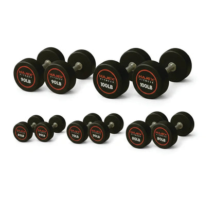 Haltères ronds HAJEX 5 à 150 LB (série Élite)