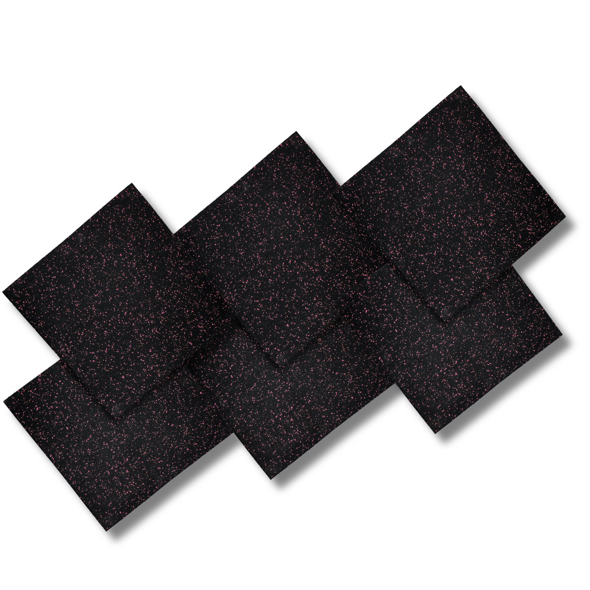 HAJEX Tapis de Sol Durs pour Salle de Sport - Lot de 6