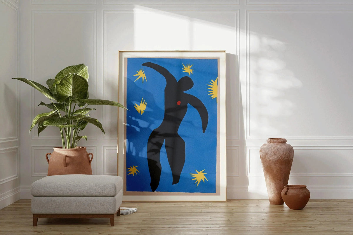 Henri Matisse - Icarus | Famous Art Papier Decoupes (available handframed or unframed)