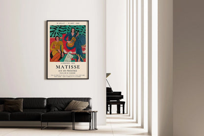 Henri Matisse - La Musique | Famous Painting Exhibition Poster (available handframed or unframed)
