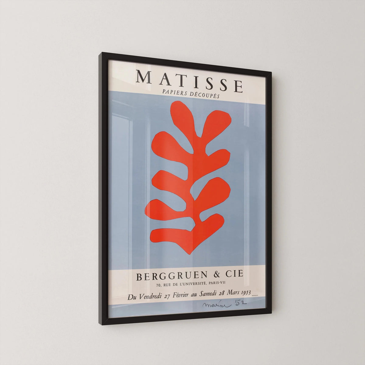 Henri Matisse 'Papier Decoupes' Exhibition Giclee Print (Framed or Unframed)