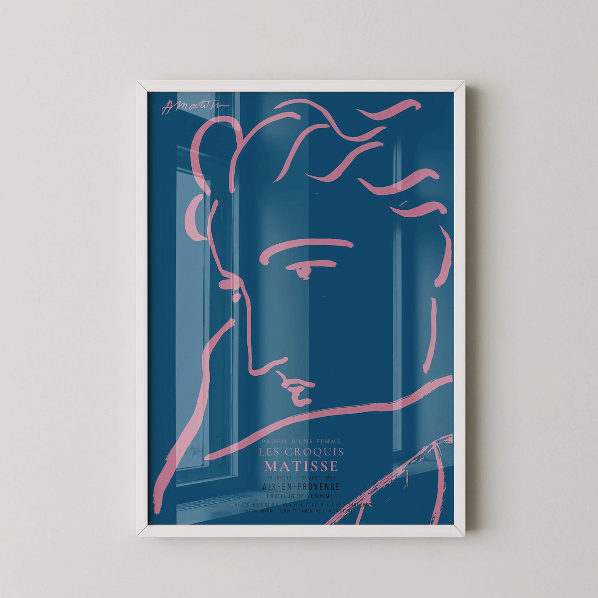 Gravure d'art Femme de profil d'Henri Matisse : Giclée d'art