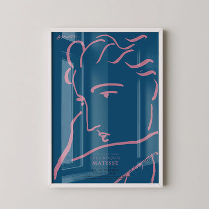 Gravure d'art Femme de profil d'Henri Matisse : Giclée d'art
