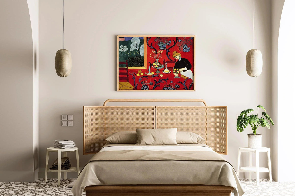 Reproduction d'art « La Desserte : Harmonie en rouge » de Matisse