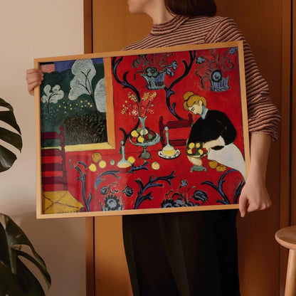 Reproduction d'art « La Desserte : Harmonie en rouge » de Matisse