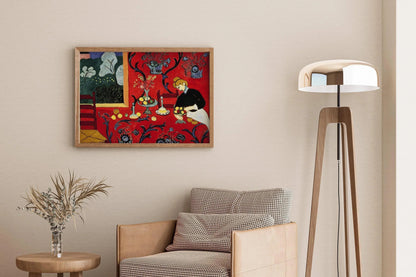 Reproduction d'art « La Desserte : Harmonie en rouge » de Matisse