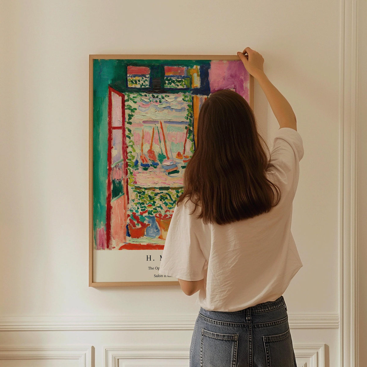 Henri Matisse - Fenêtre ouverte, Collioure | Tableau célèbre (disponible encadré à la main ou sans cadre)