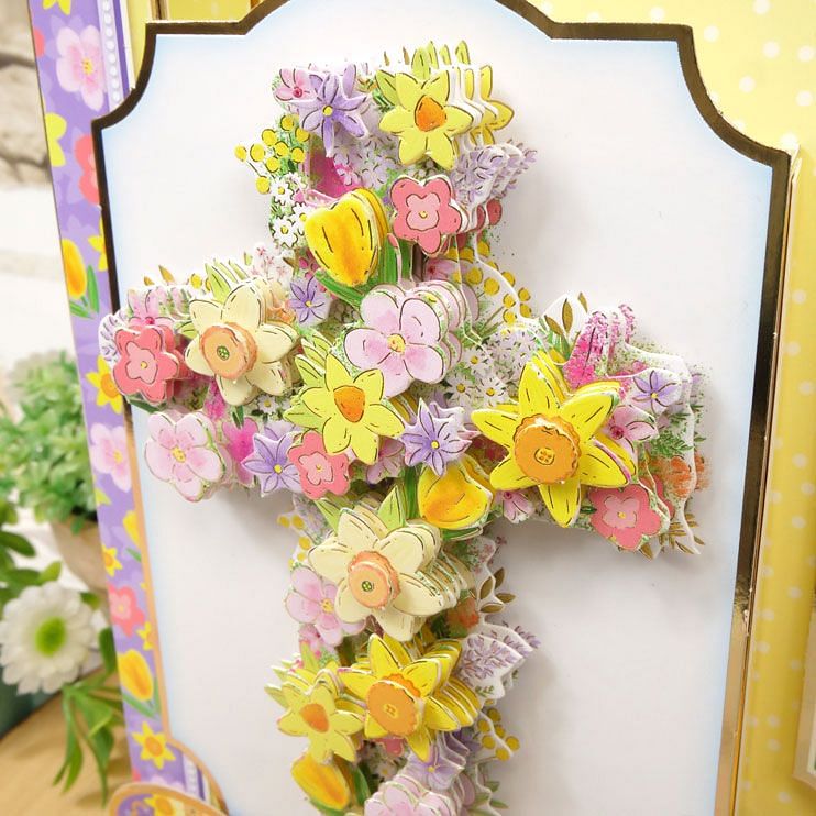 Lot de grandes décorations Le printemps est là - Bénédictions de Pâques