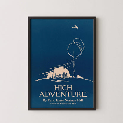 Edward Penfield - High Adventure Print: Minimalist Vintage Book Cover