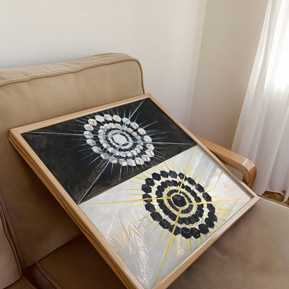 Hilma Af Klint STATEMENT TRIO Art | Abstract Vintage Art available framed 1x1