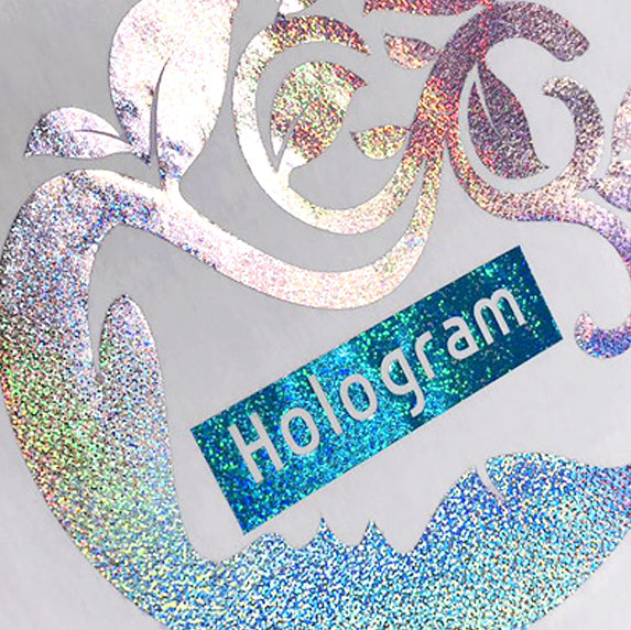 XVINYL Holographic Sparkle HTV - Heat Transfer Vinyl (Gold-Crystal), 12x10", 5 Sheets