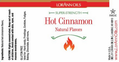 Arôme Cannelle Chaude - Arôme Super Concentré 1 oz, 16 oz, 1 gallon, 5 gallons - Livraison gratuite au Canada pour les commandes de plus de 199 CAD