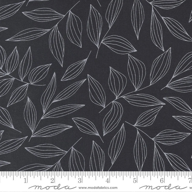 Création Alli K pour Moda - Feuilles encrées