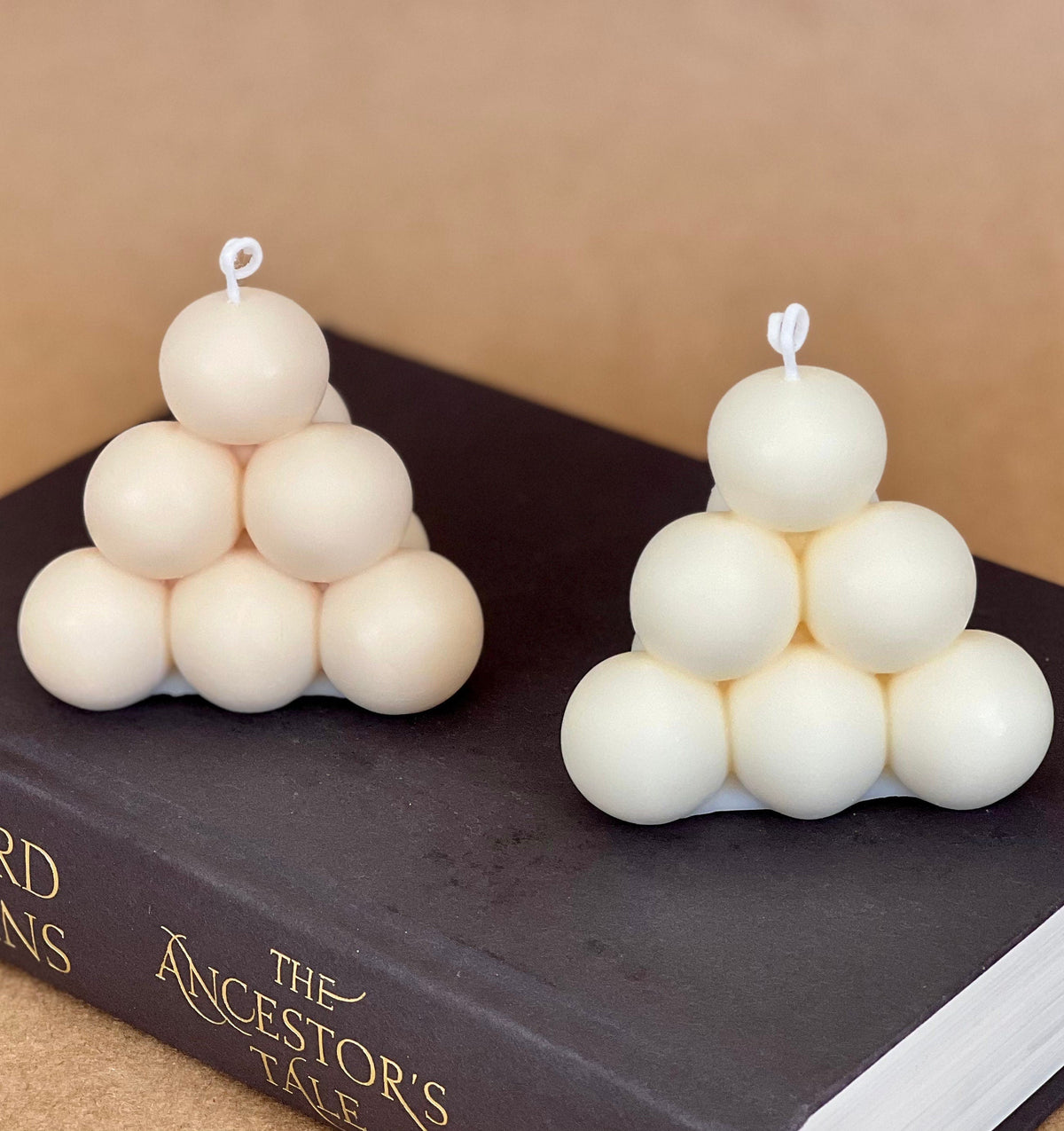 Bubble Pyramid Soy Candle | Home Decor