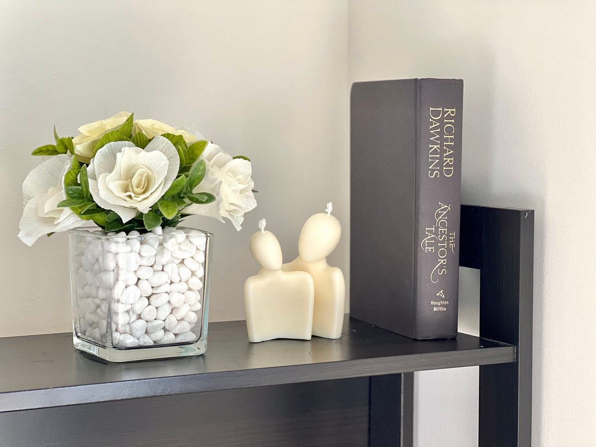 Handmade Couple Soy Candle Set | Romantic Home Decor