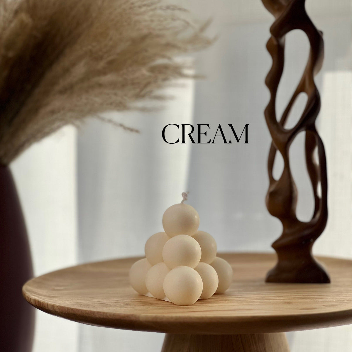 Bubble Pyramid Soy Candle | Home Decor